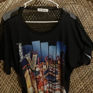 Rogue Las Vegas Skyline Black Tee